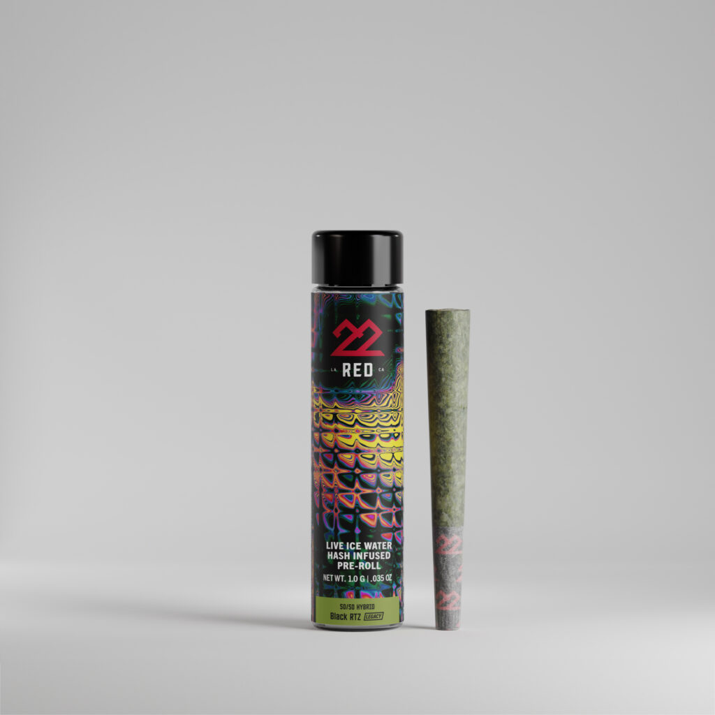 22Red Live Ice-Water Hash Infused Pre-Rolls